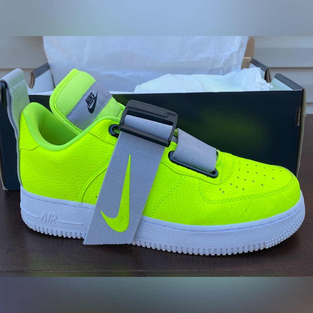 Nike Air Force 1 Utility Volt/Black/White